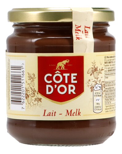 CÔTE D'OR chocopasta melk