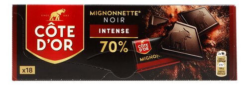 CÔTE D'OR Mignonnette Noir 70 %