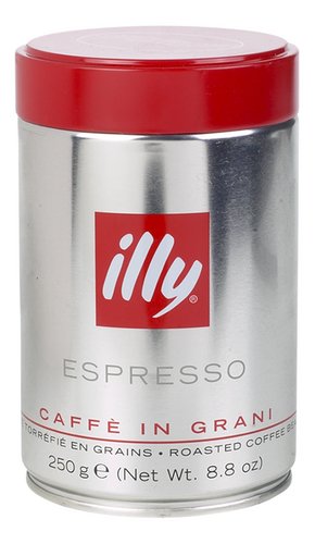 Café en grains Illy Classico - Boîte métal de 250 g sur
