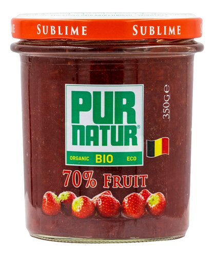 PUR NATUR fraise sublime bio 70%