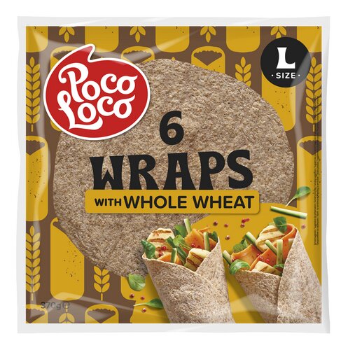 POCO LOCO wraps blé complet