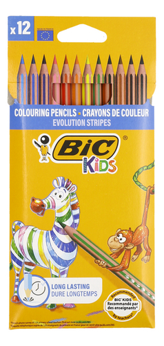BIC crayons Evolution Stripes