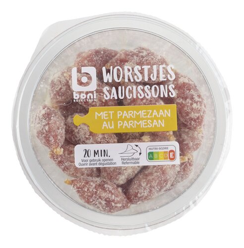 BONI miniworstjes parmezaan