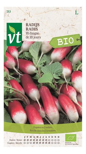 VT bio radis de 18 jours