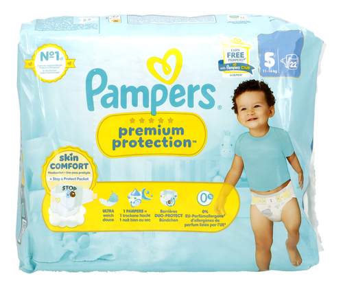 PAMPERS luiers prem.prot. m5 11-16