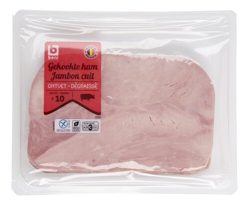 BONI jambon dégraissé sans gluten