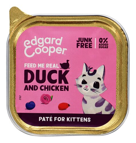 EDGARD&COOPER Kitten Paté Eend&Kip