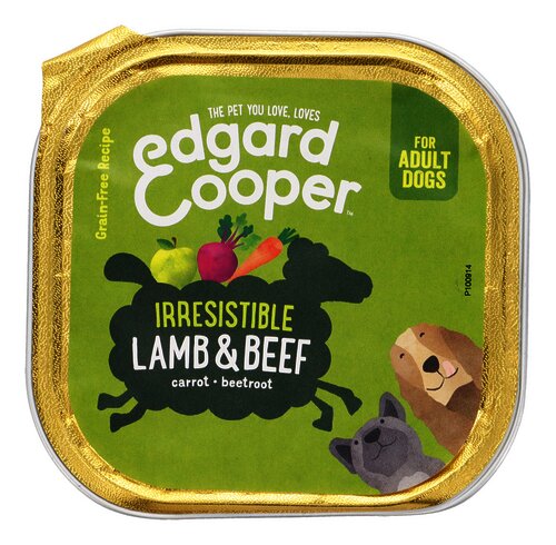 EDGARD&COOPER Ad.chien Agneau&Boeuf