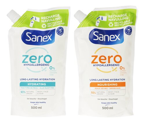 Sanex hydrating /nourishing navul.