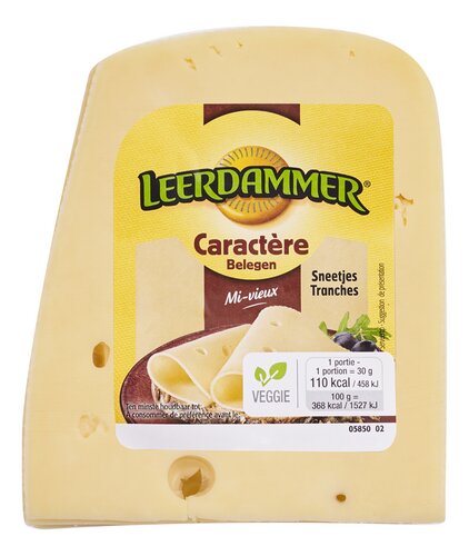 LEERDAMMER kaas Caractère sneetjes