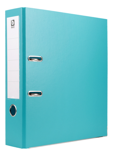 BONI Classeur Lev. PP turquoise A4 8cm