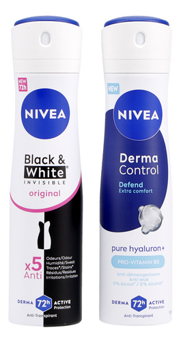 NIVEA deo black&white/contr.defend