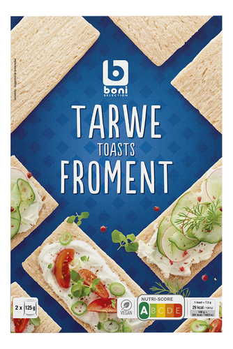 BONI tarwe toasts