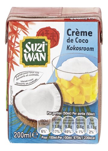 SUZI WAN crème de coco brique