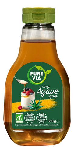 PURE VIA Agavesiroop Bio 330g