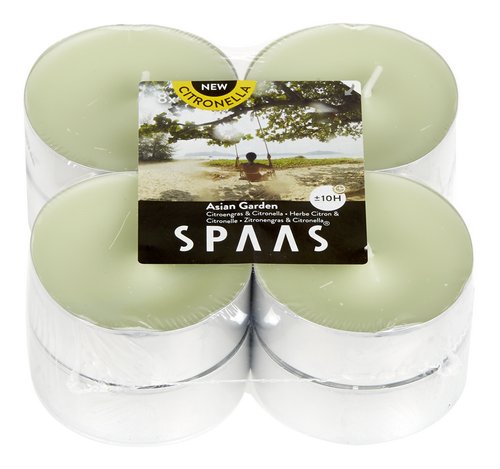 Bougies Anti-tabac SPAAS - Lot De 12 - Durée 10 Heures - Parfaites Pour Neutraliser Les Odeurs De Nicotine - Ivoire