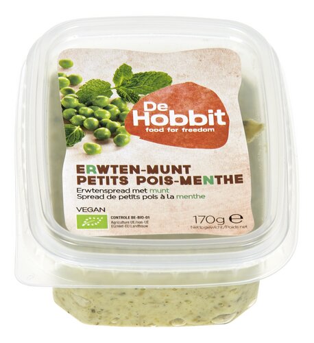 DE HOBBIT spread pe.pois-menthe Bio