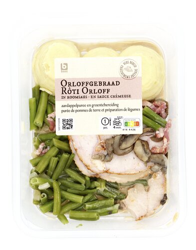 BONI rôti orloff haricots purée pdt