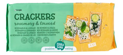 TERRASANA crackers rom-gr.lin bio
