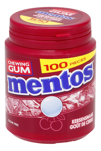 MENTOS gum cherry 100pc