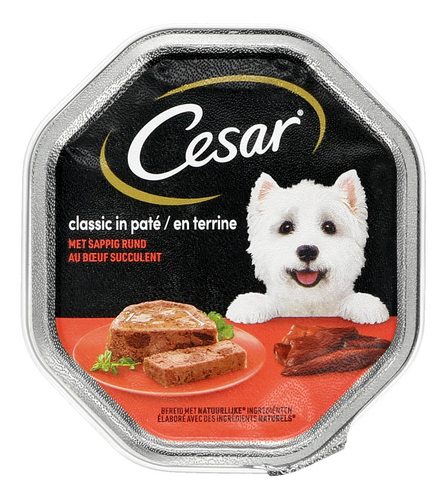 CESAR Classics boeuf barquette