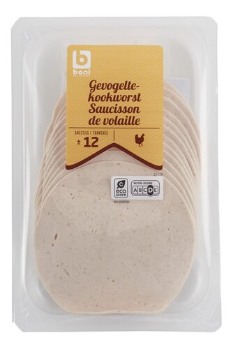 BONI gevogelteworst sneetjes