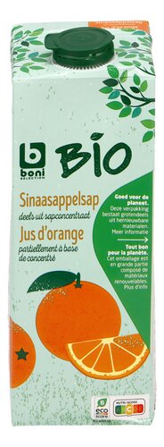 BONI BIO Jus d'orange brique