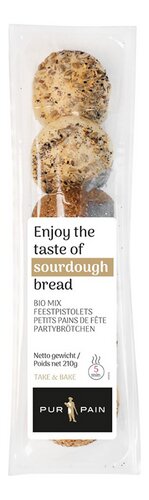 PUR PAIN Mix petit pain fêtes bio
