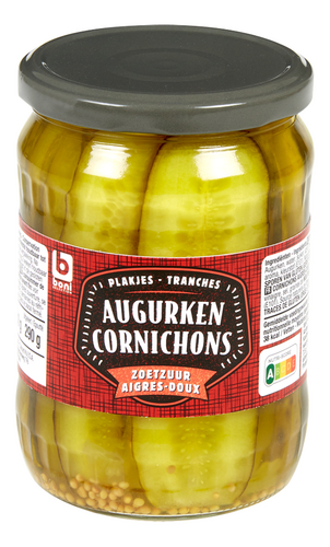 BONI tranches cornichons aigre-doux