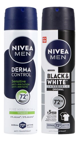 Nivea Men deo sensitiv/black&white