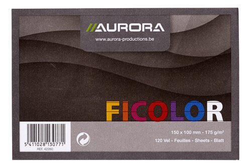 AURORA Ficolor fiches lignés