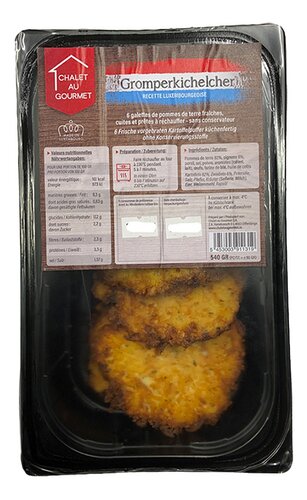Galettes pomme de terre