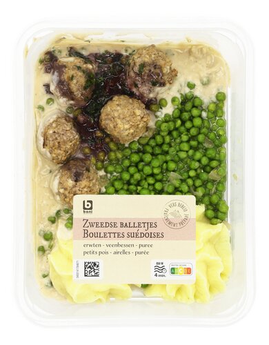 BONI Boulettes suédoises pois purée