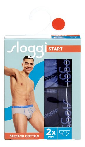 SLOGGI Men Start midi blauw L