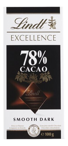 LINDT Excellence 78% chocolat noir