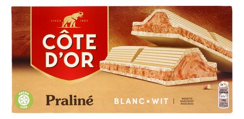 CÔTE D'OR tablette blanc praliné