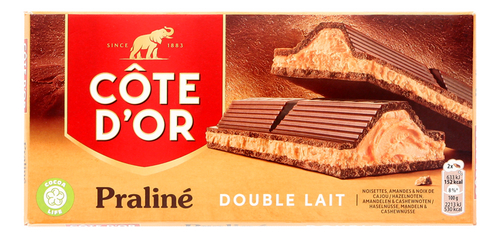 CÔTE D'OR tabl.praliné double lait