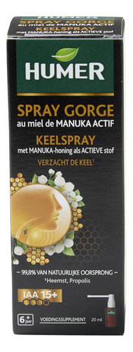 HUMER Spray gorge miel de Manuka