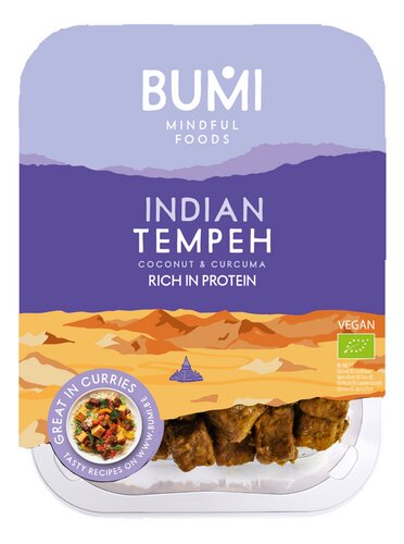 BUMI tempehblokjes Indiaas Bio 175g