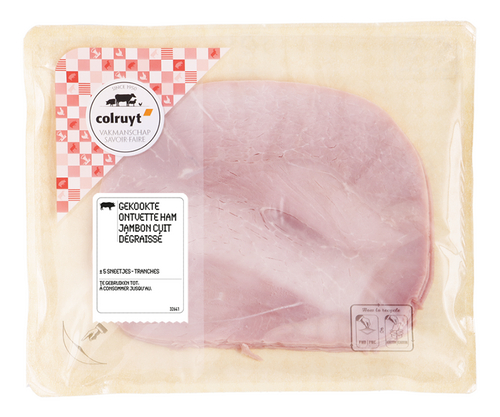 COLRUYT Ontvette ham