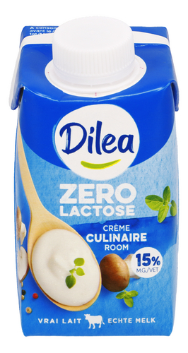 DILEA ZERO LACTOSE crème légère 15%