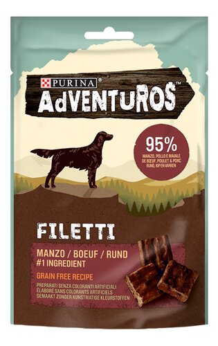 ADVENTUROS snack hond Filetti Rund