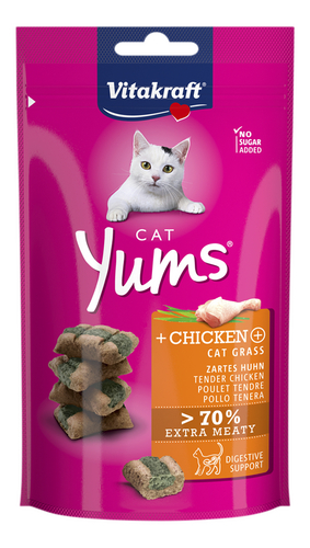 VITAKRAFT Cat Yums poulet+herbe chat