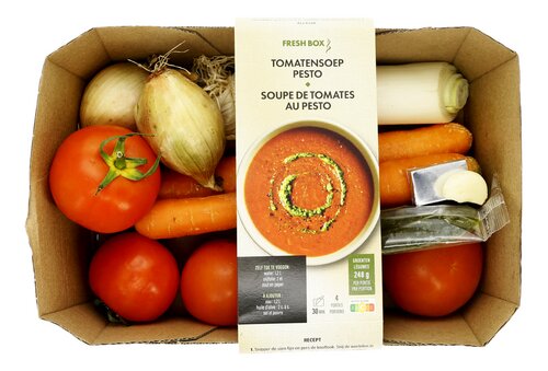 FRESH BOX Tomatensoep Pesto 1050g