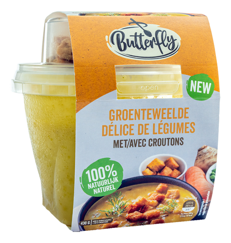 BUTTERFLY Délice légumes croûtons