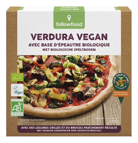 FOLLOWFOOD Pizza Verdura Vegan Bio