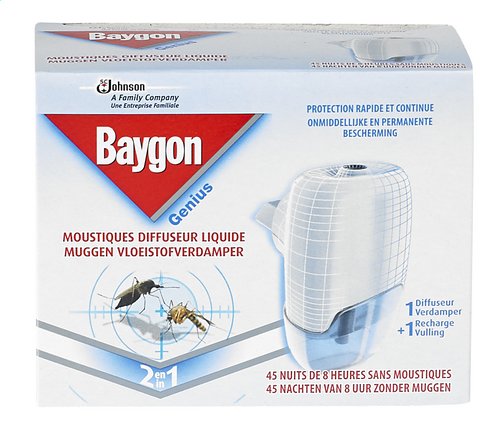 BAYGON Genius diff. liq. moustique 2en1