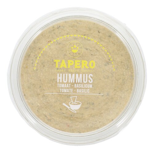 Tapero Hummus Tomaat basilicum 200g