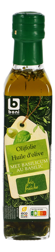 BONI huile d'olive au basilic