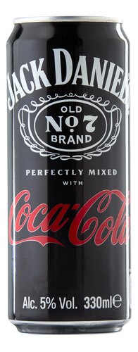 COCA-COLA Jack Daniels 5% can